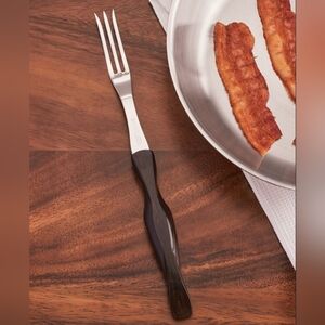 Cutco #1726 JM Stainless Steel Turning Fork with Black/Brown Handle